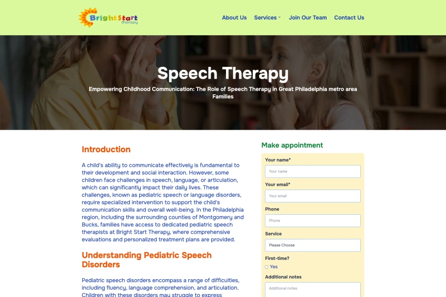 Speech Therapy